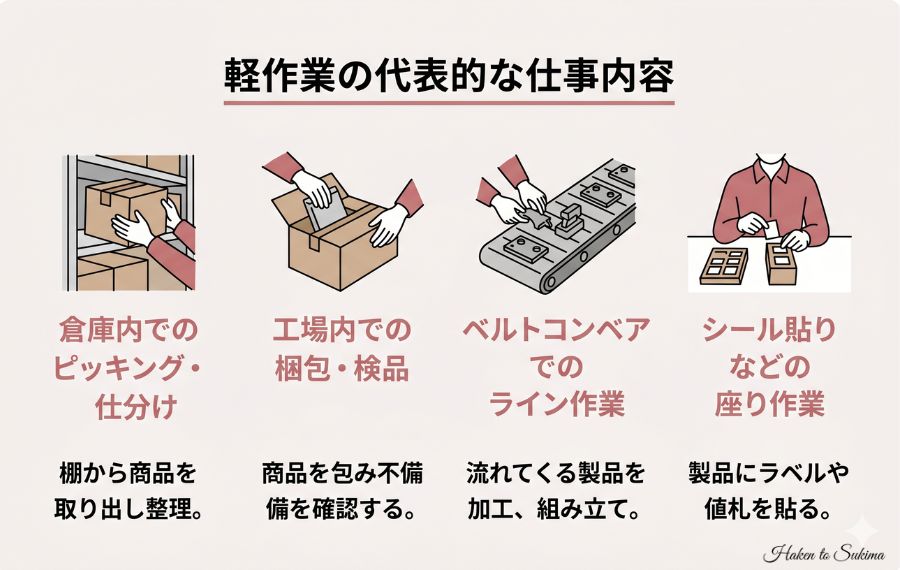 軽作業の仕事内容