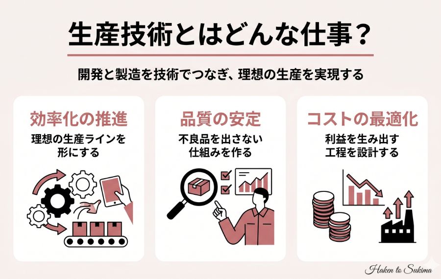 生産技術とは？役割や製造技術との違いを解説